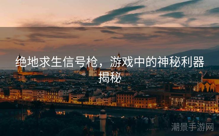 绝地求生信号枪，游戏中的神秘利器揭秘