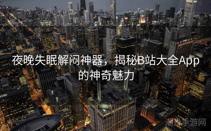 夜晚失眠解闷神器，揭秘B站大全App的神奇魅力