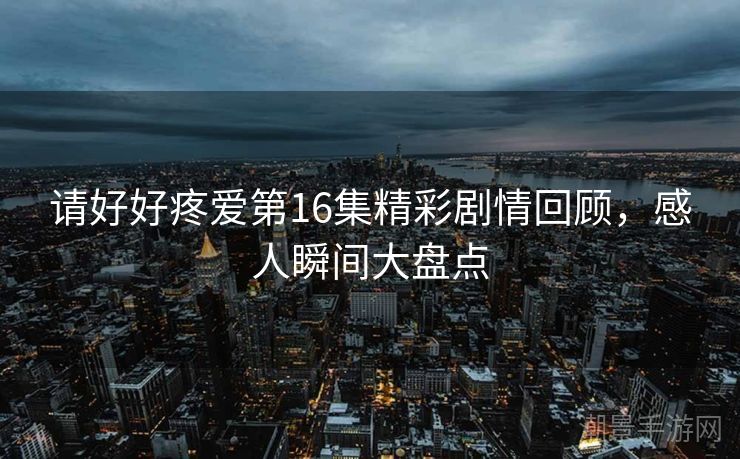 请好好疼爱第16集精彩剧情回顾，感人瞬间大盘点