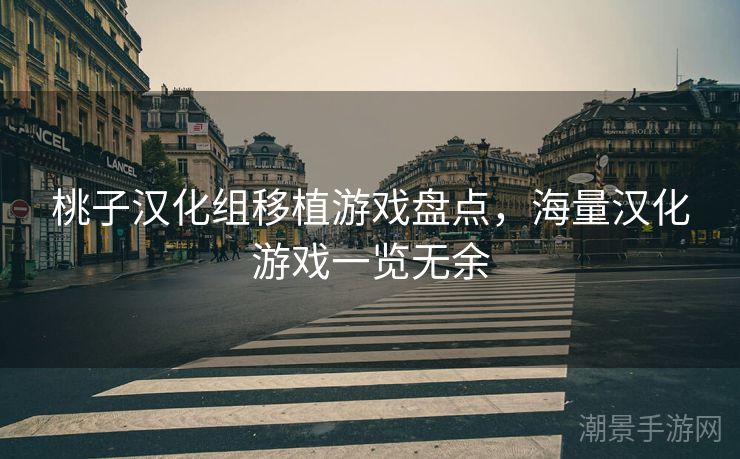 桃子汉化组移植游戏盘点，海量汉化游戏一览无余