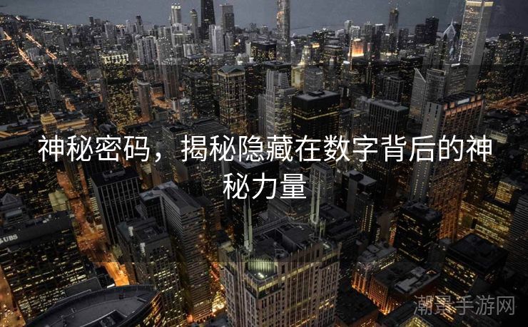 神秘密码，揭秘隐藏在数字背后的神秘力量