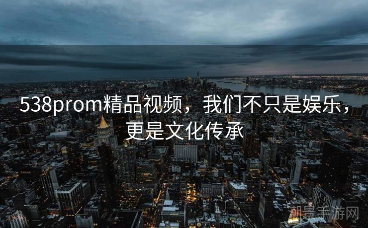 538prom精品视频，我们不只是娱乐，更是文化传承