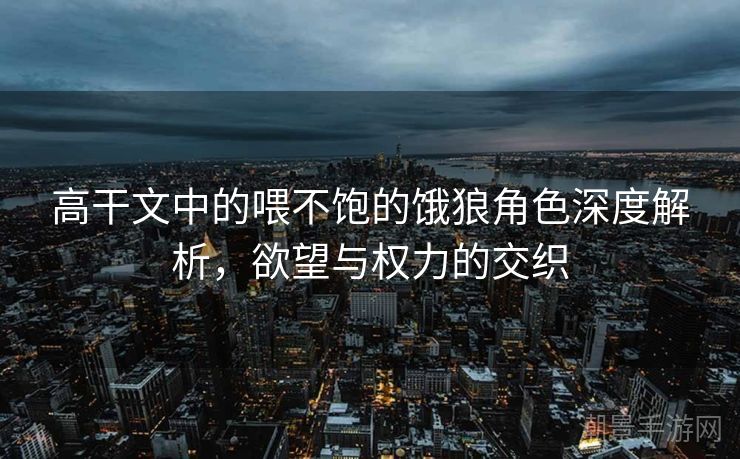 高干文中的喂不饱的饿狼角色深度解析，欲望与权力的交织